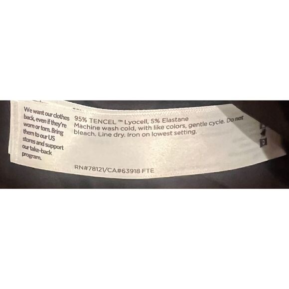 Eileen Fisher Tencel Stretch Jersey Boatneck Dark Brown T NWT Size XXS - Picture 6 of 6